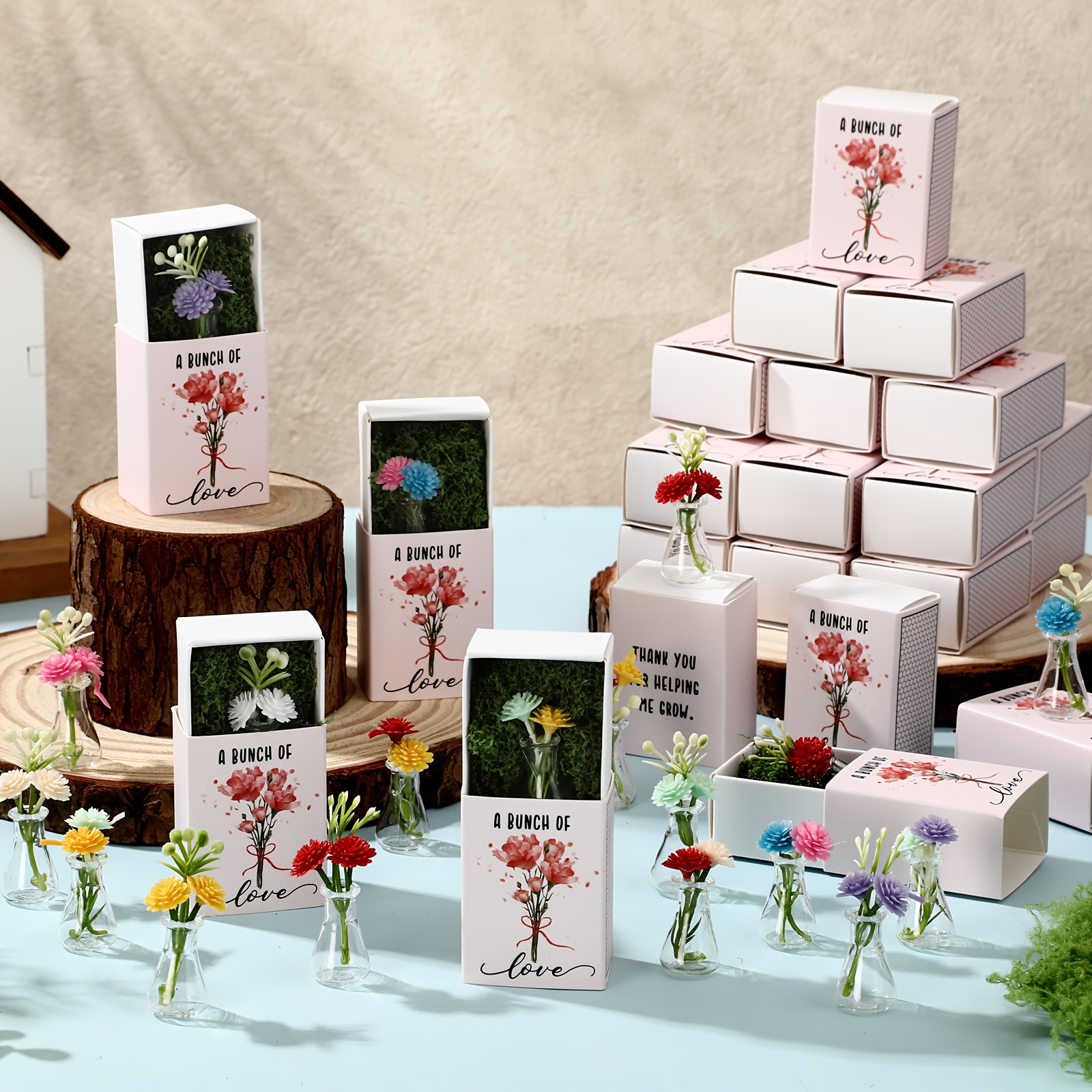 50 Bulk Mini Bud Vase with Sma - Office Tech Supply recensie en prijs