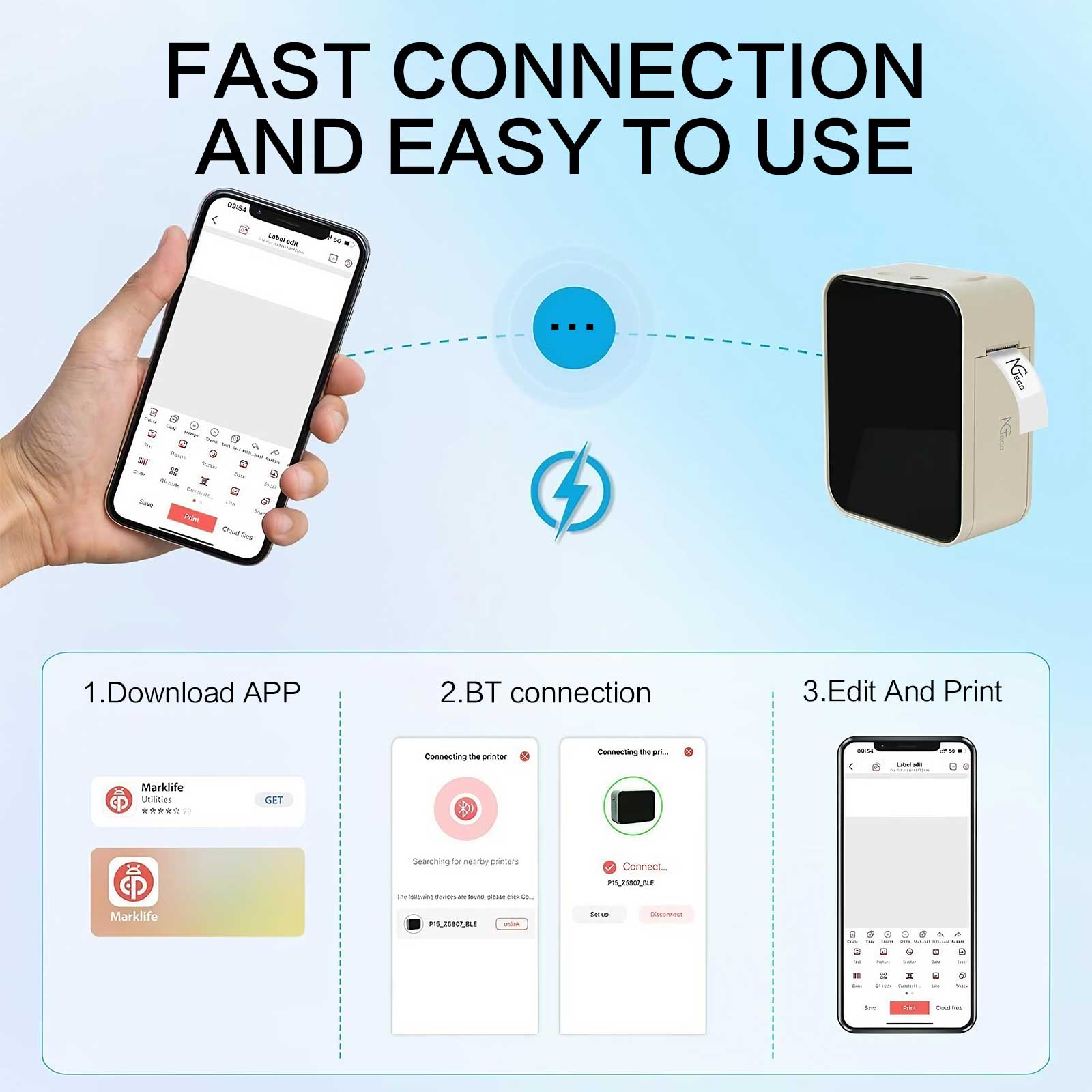 Portable Wireless Thermal Labe - Label Printer Thermal recensie en prijs