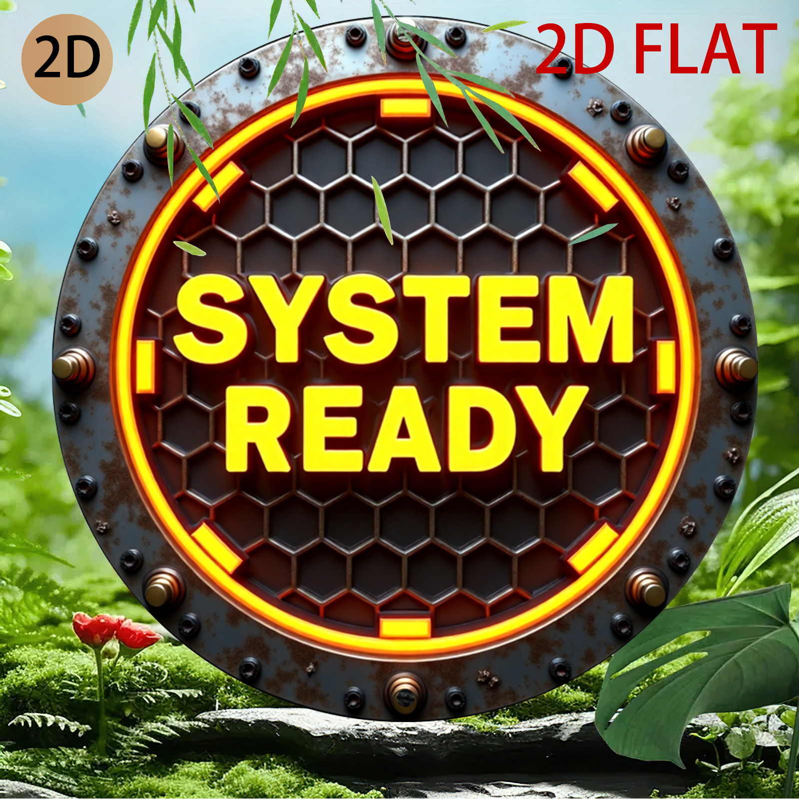 2D Flat, 2d Flat Circular Indu - Office Tech Logo recensie en prijs