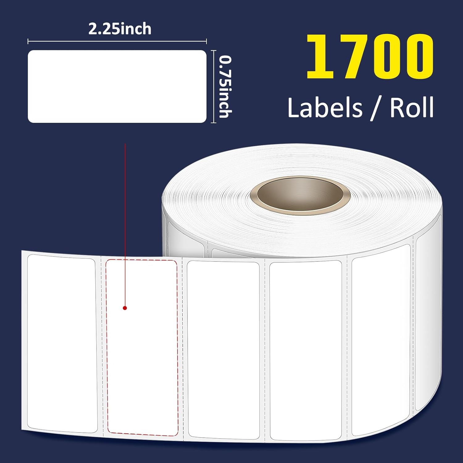2.25x0.75 Direct Thermal Label - Label Printer Thermal recensie en prijs