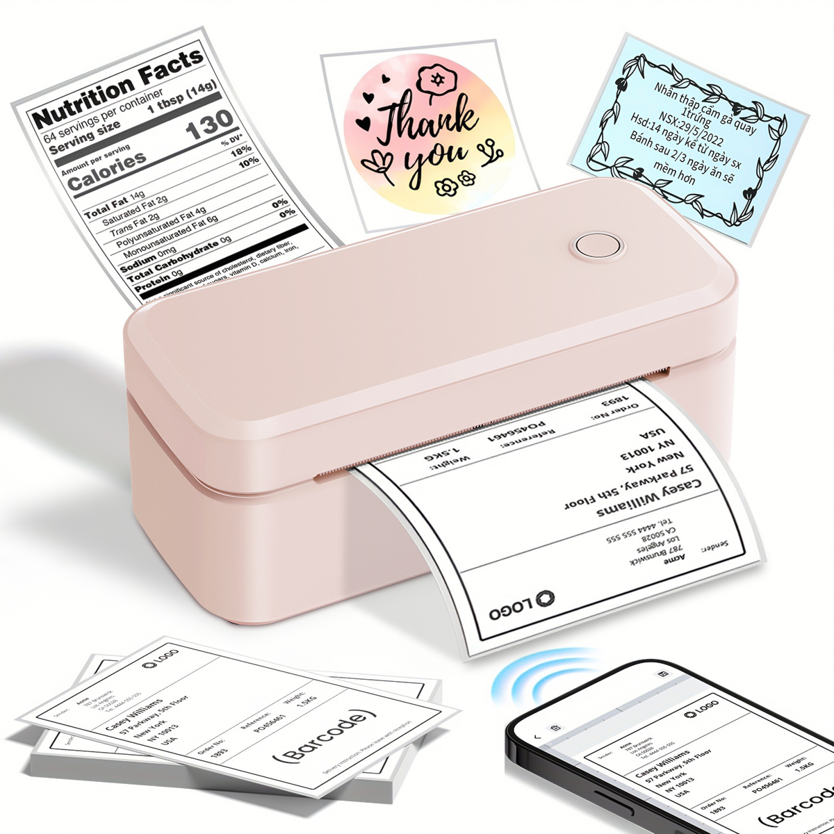 203dpi Portable Shipping Therm - Label Printer Thermal recensie en prijs