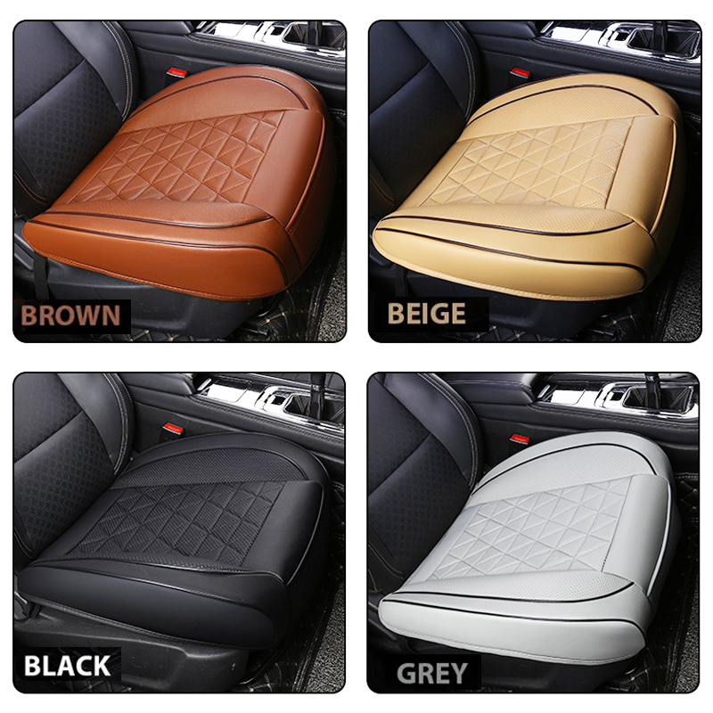 New Front Car Seat Cover PU Le - Surge Protector Rack recensie en prijs