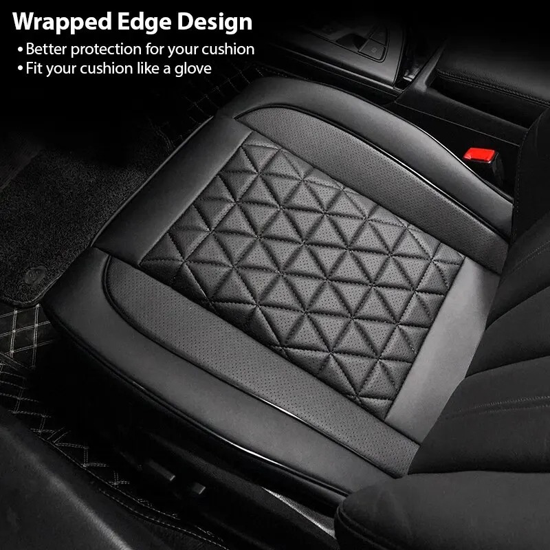New Front Car Seat Cover PU Le - Surge Protector Rack recensie en prijs